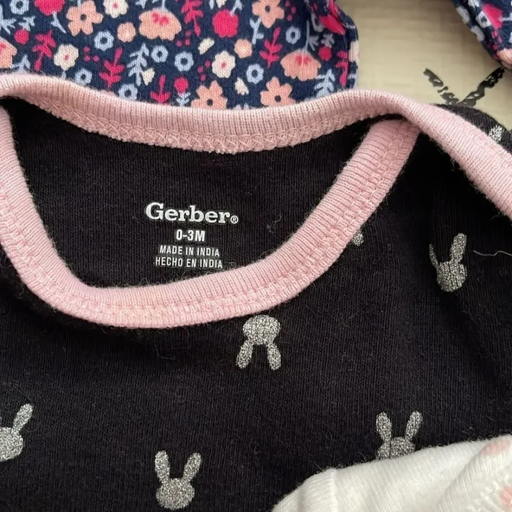 Baby‎ girl bodysuits 0-3mo bundle